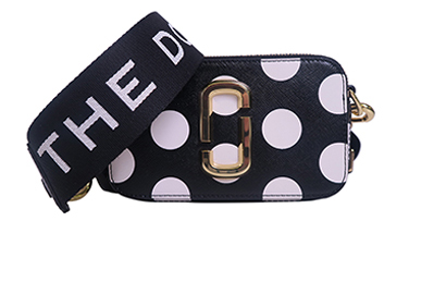 Polka Dot Snapshot Camera Bag, front view